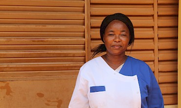 Ingrid Ouedraogo, nurse in the north of Burkina Faso